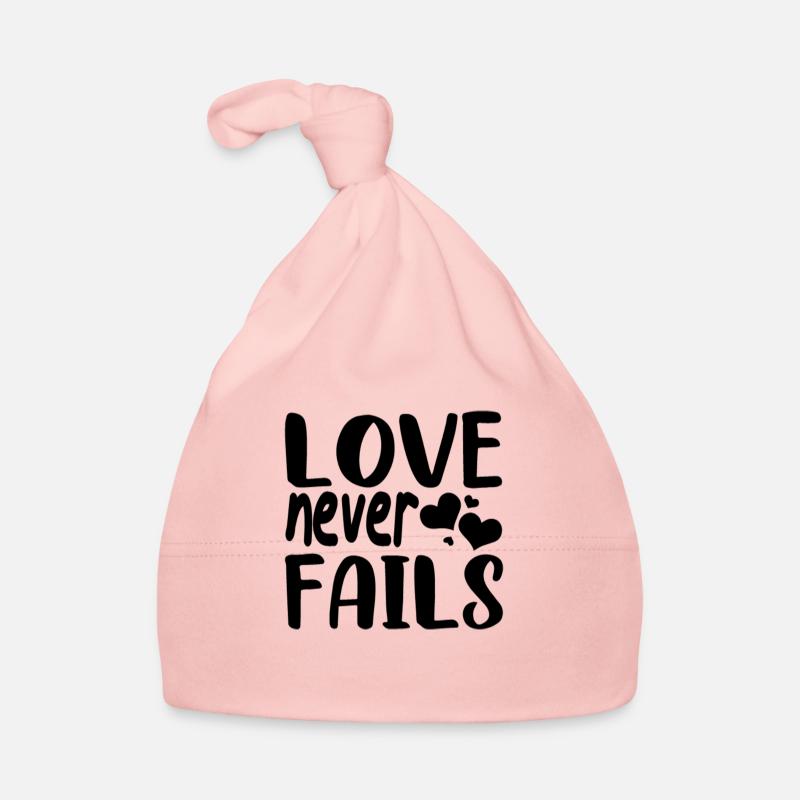Love never Fails Organic Baby Cap