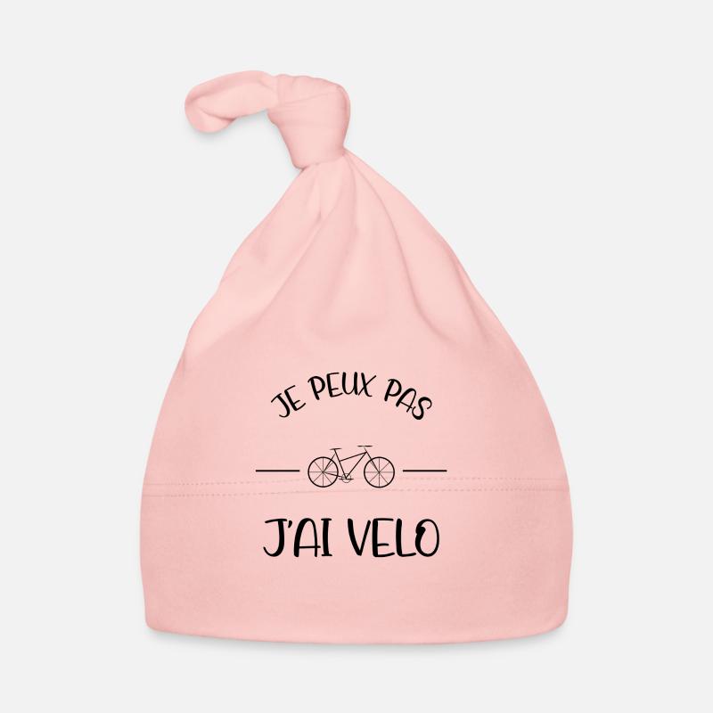 Je peux pas, j'ai vélo Bonnet bio Bébé