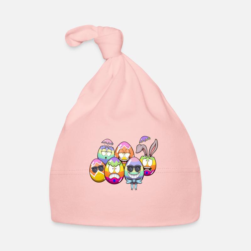 Cute Easter Eggs Organic Baby Cap