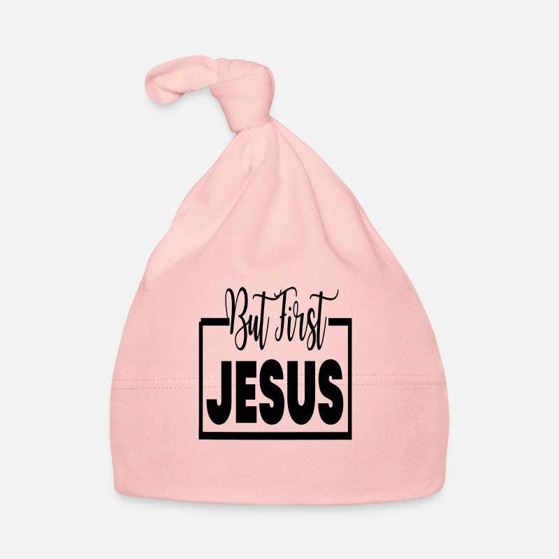 But first Jesus Baby Bio-Mütze