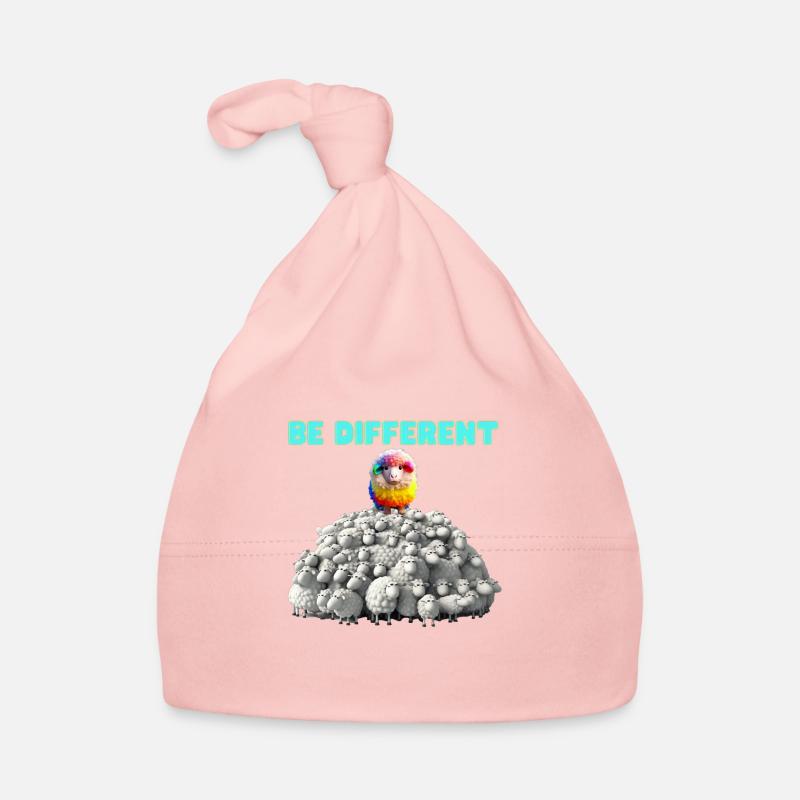 be different - Baby Bio-Mütze - Rosa