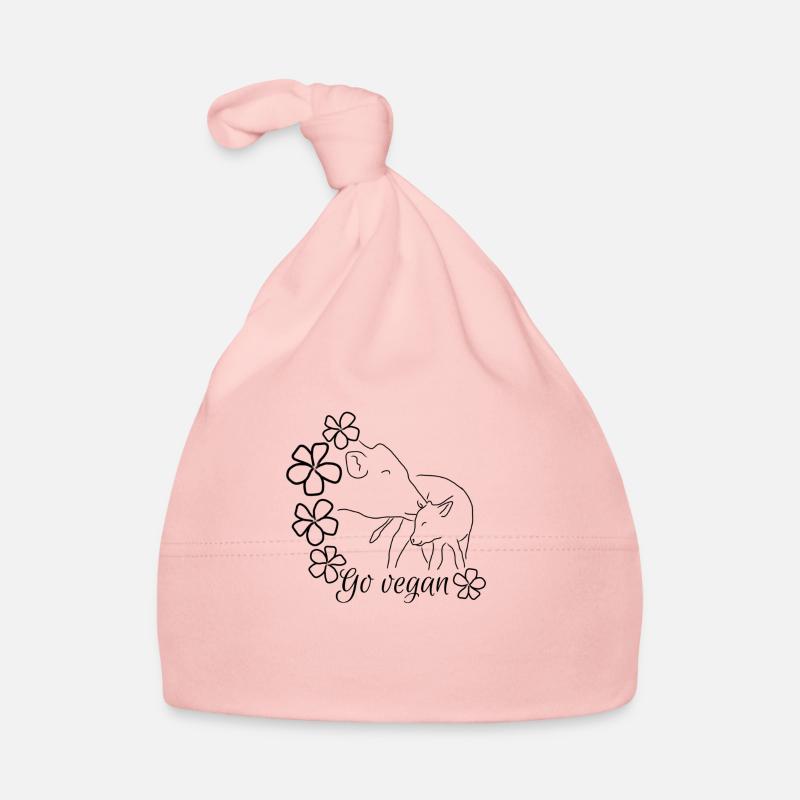 Go vegan-Mutterliebe Kuh Baby Bio-Mütze