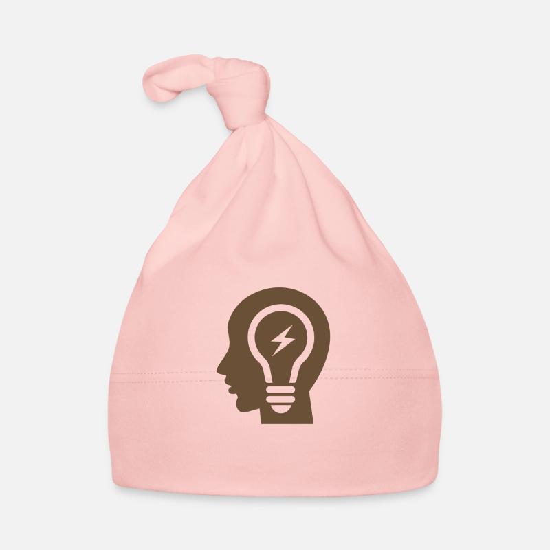 Head with a lamp to idea Organic Baby Cap