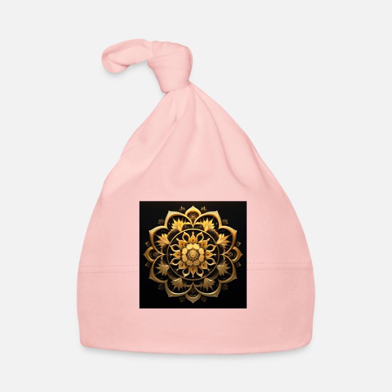 Kosmisches Mandala Baby Bio-Mütze