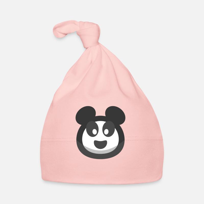 Panda (Bubble) - Baby Bio-Mütze - Rosa