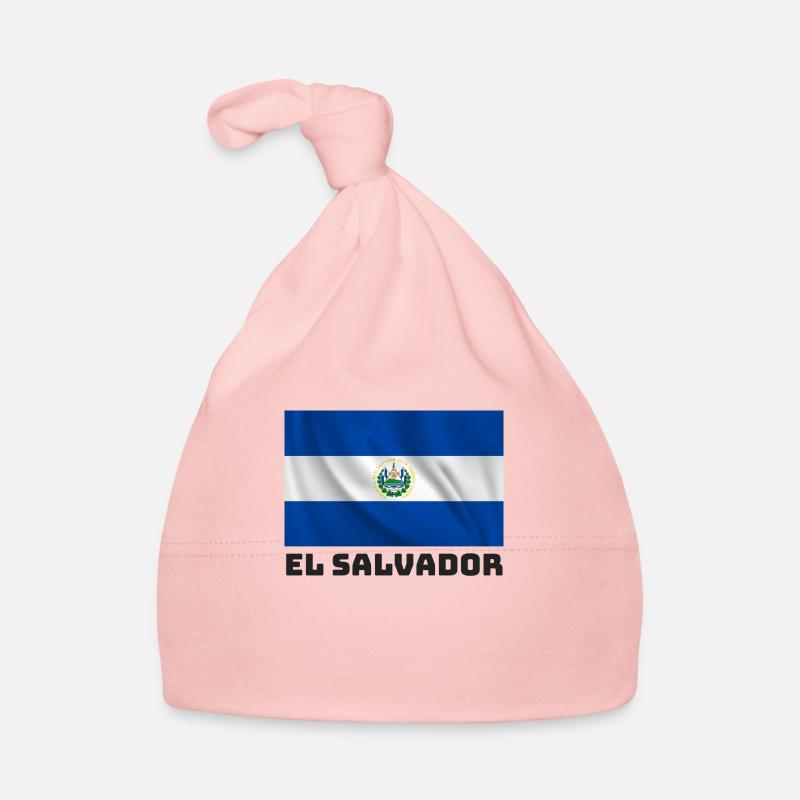 Drapeau du Salvador Bonnet bio Bébé