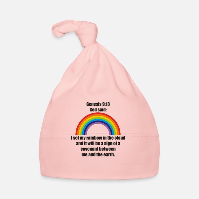 Gottes Regenbogen Baby Bio-Mütze
