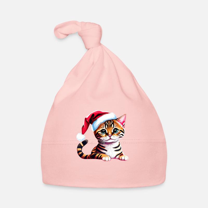 Noël Bengal Cat Kitten Bengal Kitten Bonnet bio Bébé
