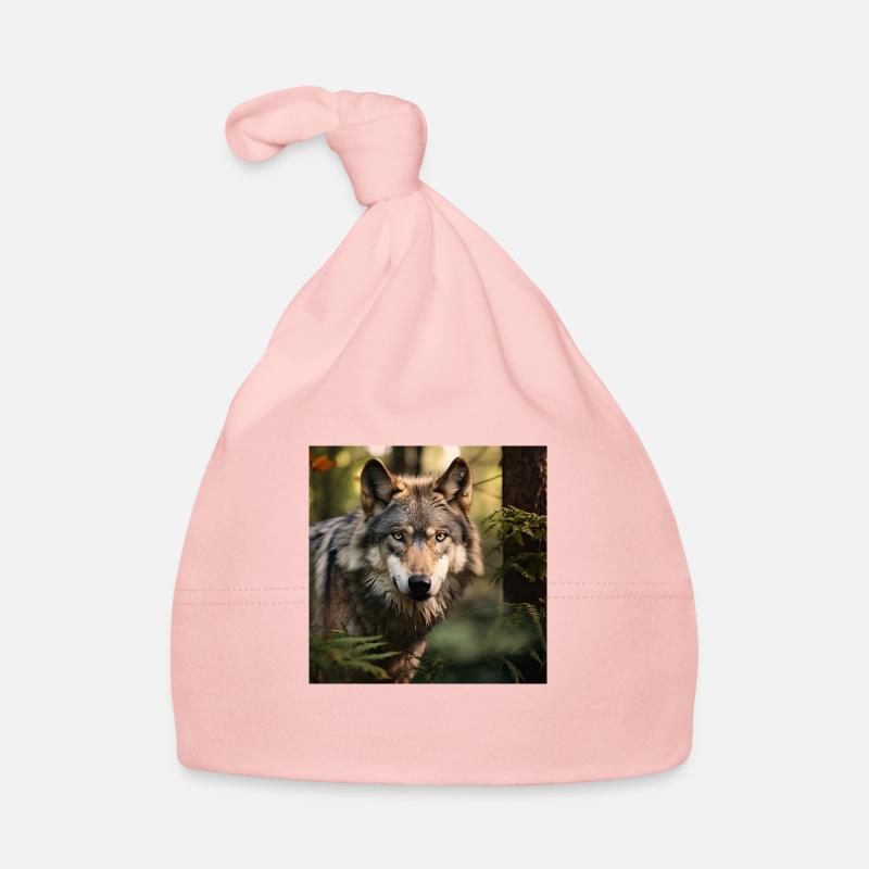 Die Kraft des Wolfes Baby Bio-Mütze