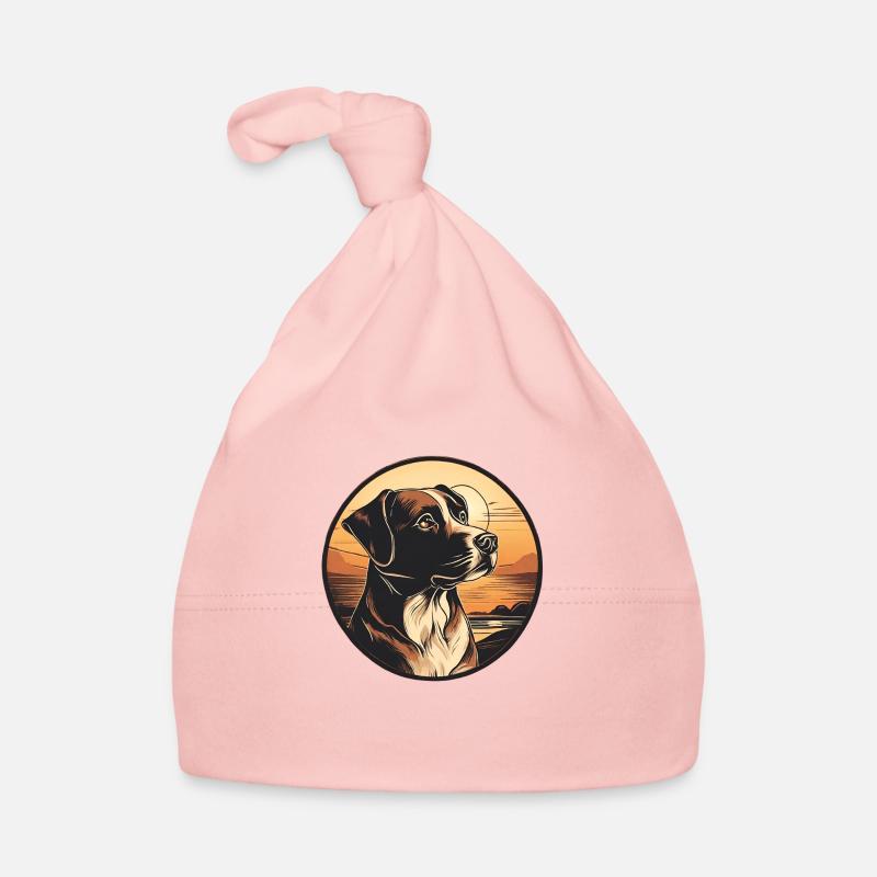 Der Hund ist der treueste Freund des Menschen Baby Bio-Mütze