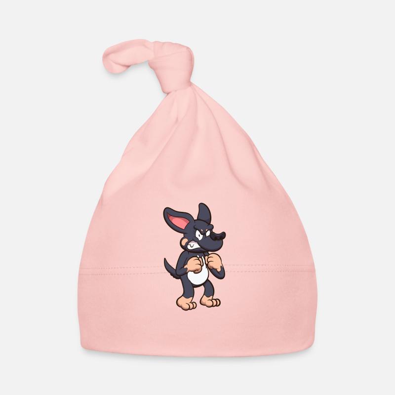 Wütender Chihuahua Baby Bio-Mütze