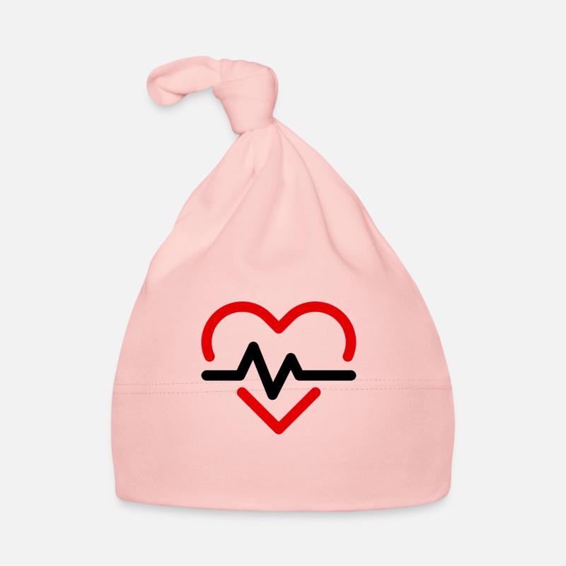 heart beat Baby Bio-Mütze