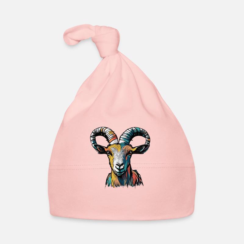 Chèvre Capricorne Zodiaque Bonnet bio Bébé