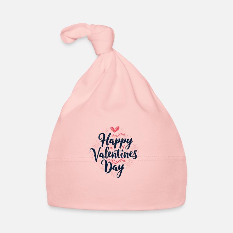 L’amour dans l’air - Spécial Saint-Valentin 2 - Bonnet bio Bébé - rose
