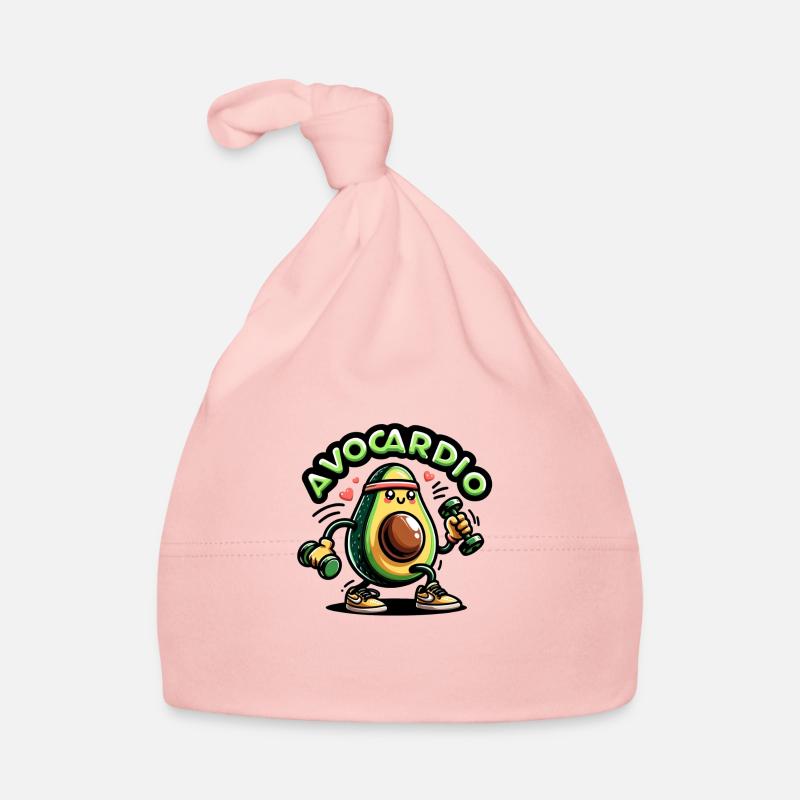 Avocardio - Bonnet bio Bébé - rose