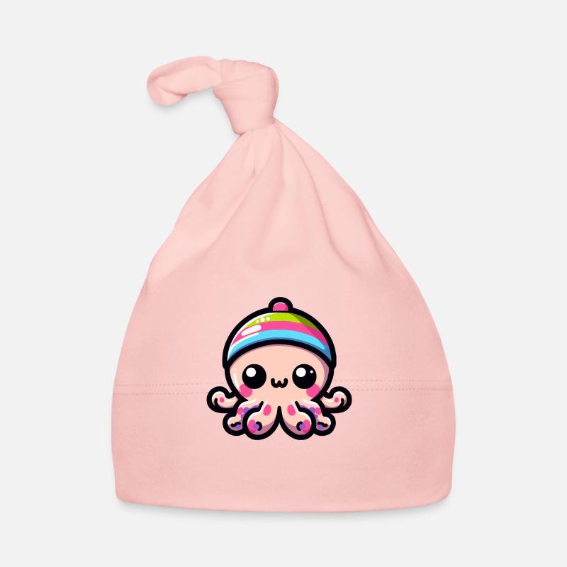 Mignon bébé poulpe kawaii Bonnet bio Bébé