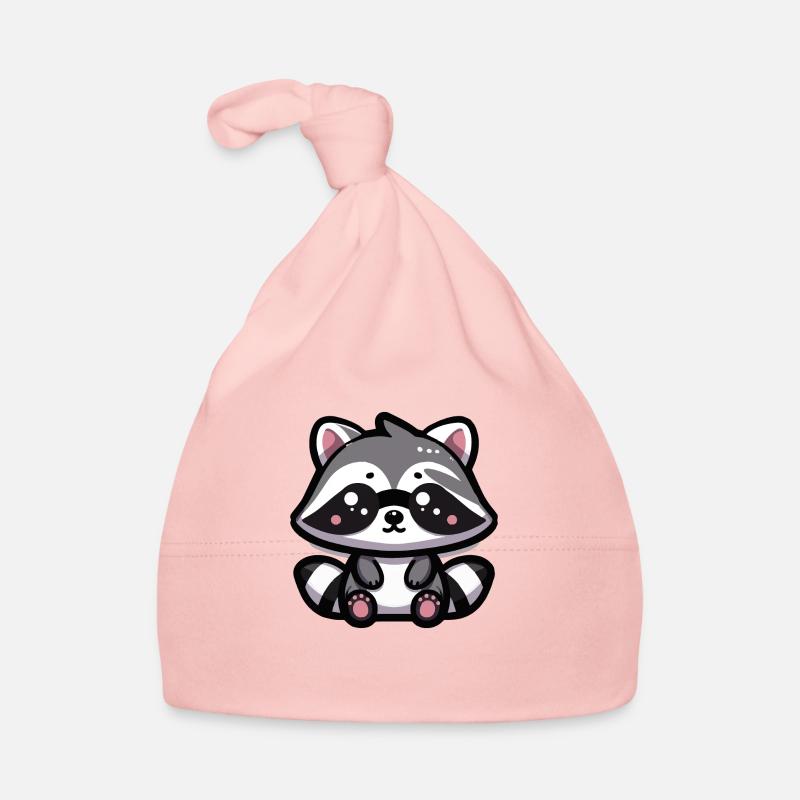 Bébé raton laveur kawaii mignon Bonnet bio Bébé