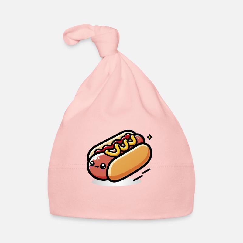 Cute Kawaii Hot dog Organic Baby Cap