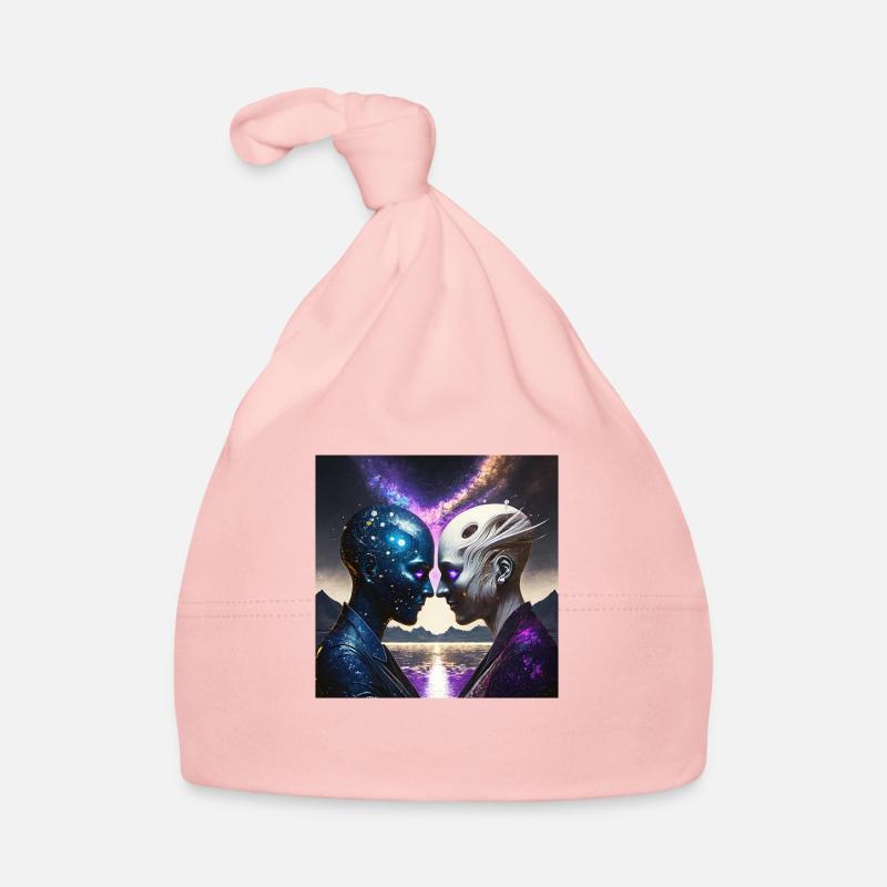 Firefly Person Ying Yang Organic Baby Cap