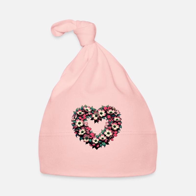 Cherry Blossom Organic Baby Cap