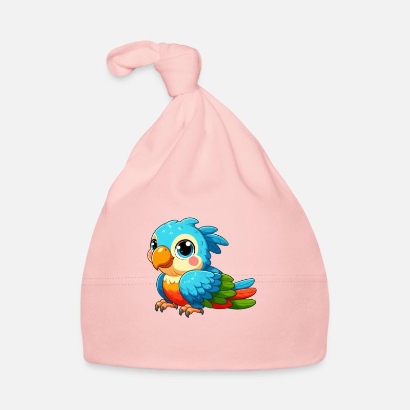 Perruche colorée Bonnet bio Bébé