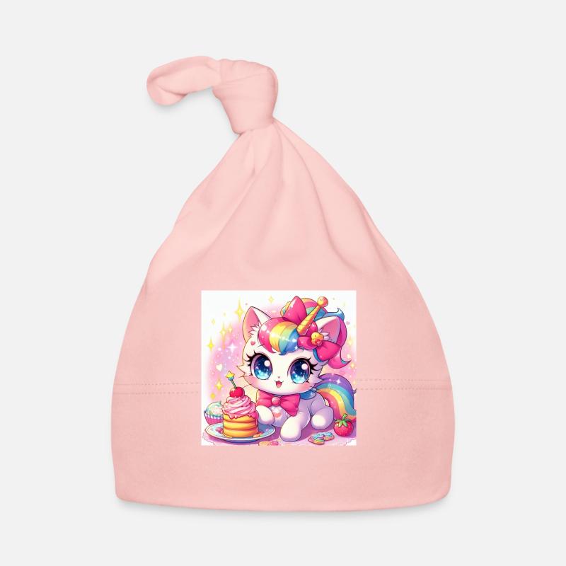 Einhorn-Katze Baby Bio-Mütze