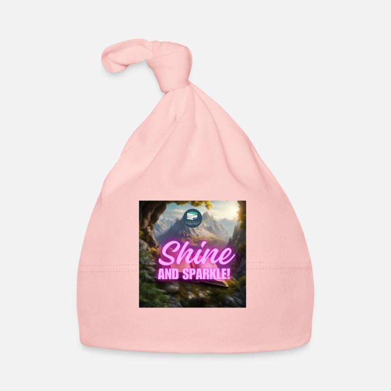 Emerald shine and sparkle Organic Baby Cap