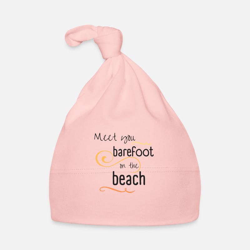 Pieds nus sur la plage Bonnet bio Bébé