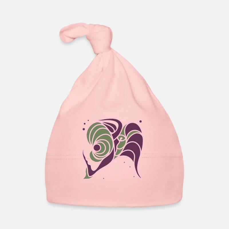 Soir. Deux anges dans la lumière de l’harmonie. Bonnet bio Bébé