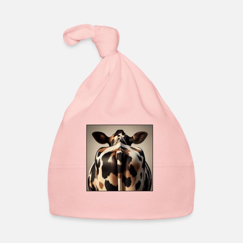 Vache de derrière Bonnet bio Bébé