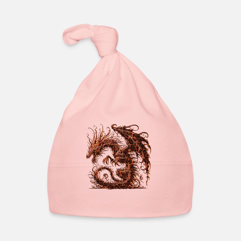 Fantasy Dragon Anime Dragon head Mythical reptile magic Organic Baby Cap