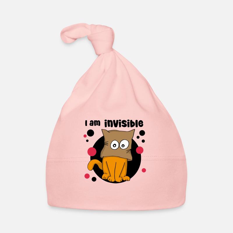 I am invisible Baby Bio-Mütze