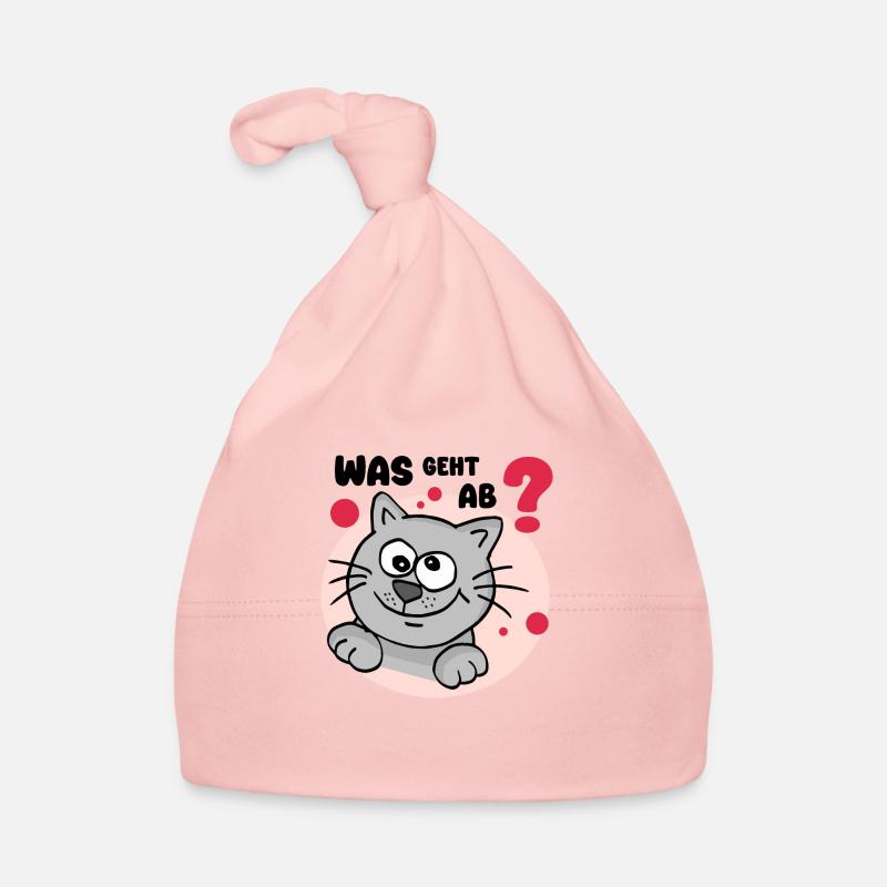 Que se passe-t-il? - Bonnet bio Bébé - rose