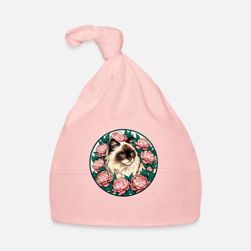 Chat de race Ragdoll Bonnet bio Bébé