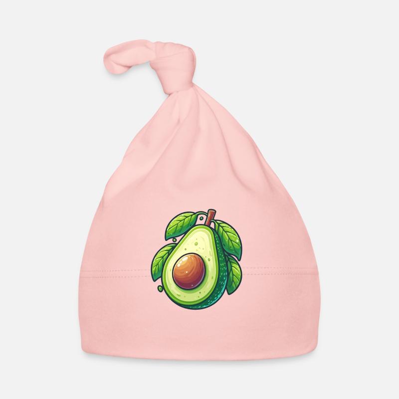 Avocat et ses feuilles Bonnet bio Bébé