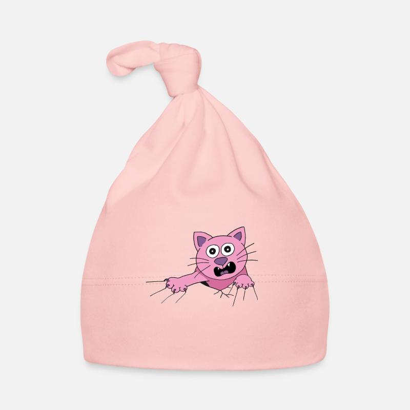 Cat screams for help Organic Baby Cap