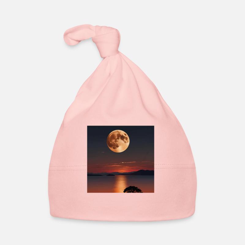 Landscape Sunset Organic Baby Cap