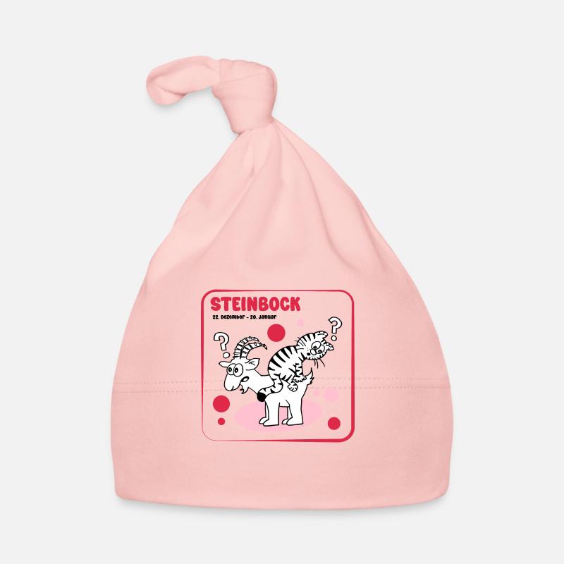 Sternzeichen Steinbock Baby Bio-Mütze