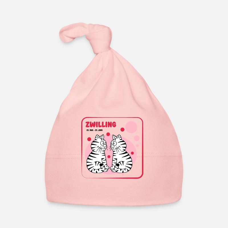 Signe du zodiaque Gémeaux Bonnet bio Bébé