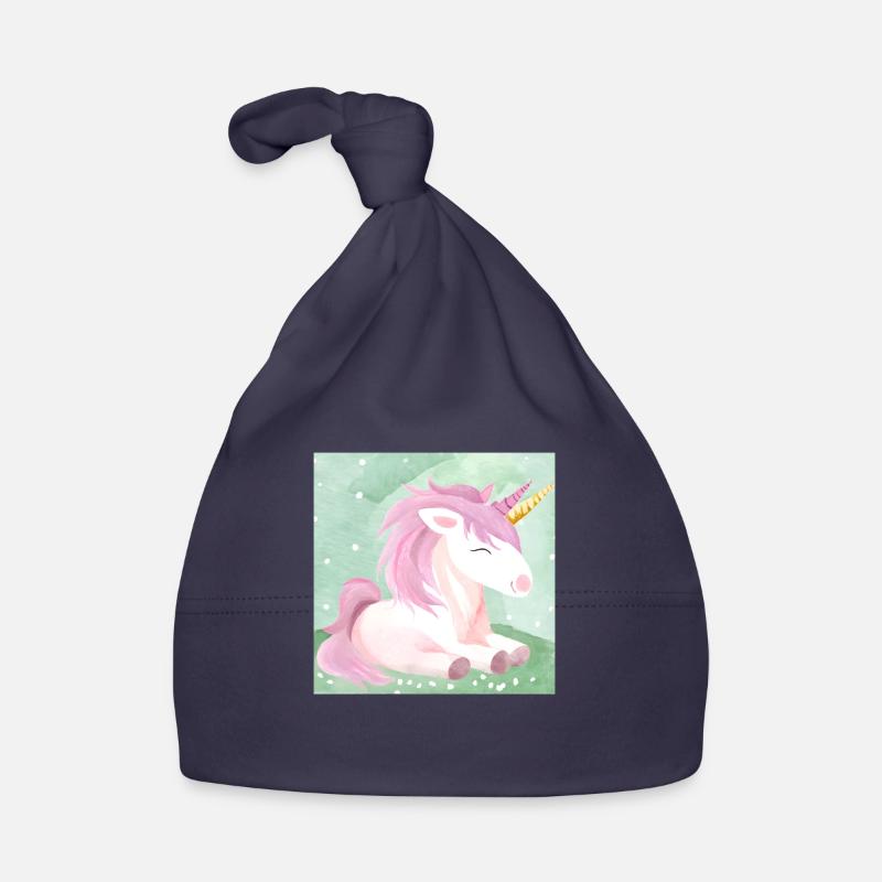 Cute Unicorn Organic Baby Cap