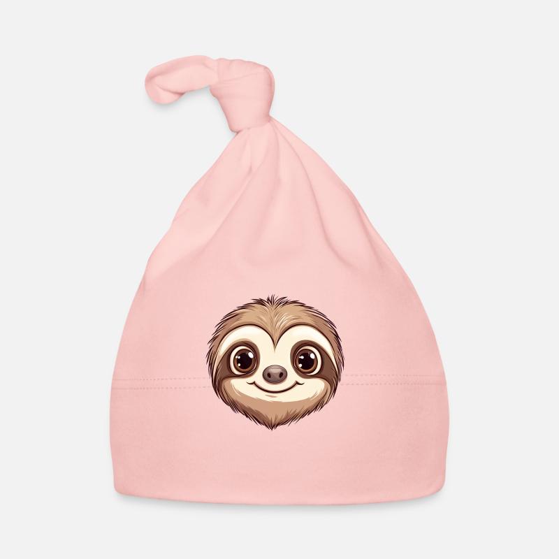 cute sloth Baby Bio-Mütze