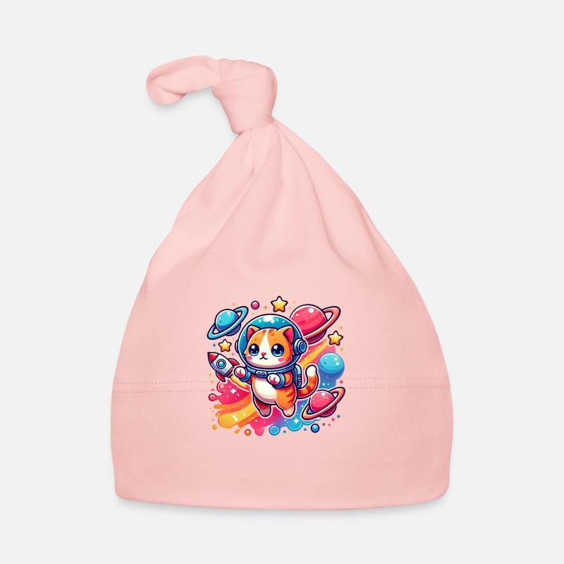 Space cat Bonnet bio Bébé