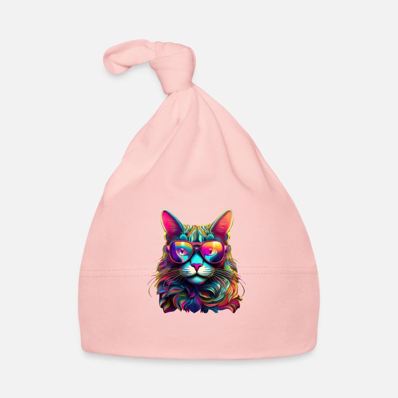 Cool Cat - Neon Vibes Baby Bio-Mütze