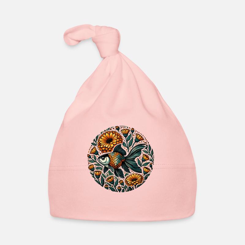 Oranda Goldfish Organic Baby Cap