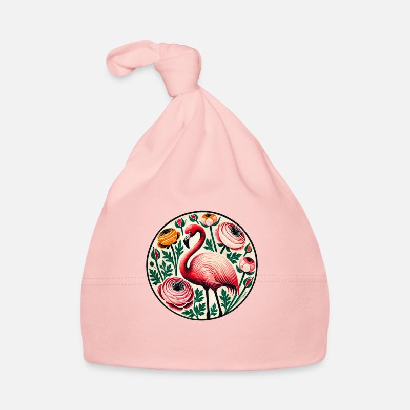 Flamingo Baby Bio-Mütze