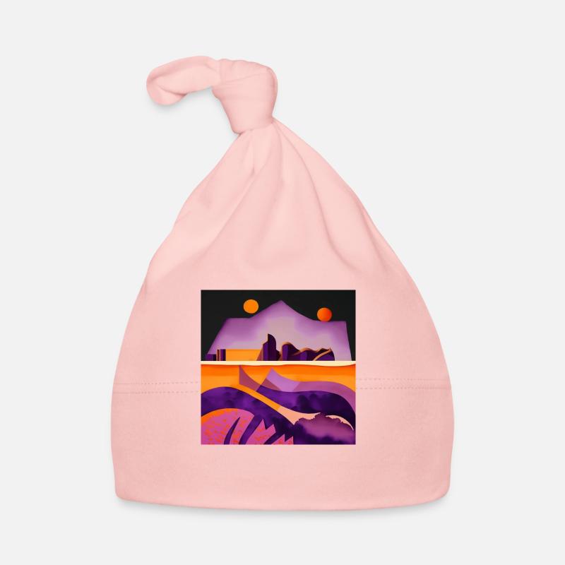 Deux lunes Bonnet bio Bébé