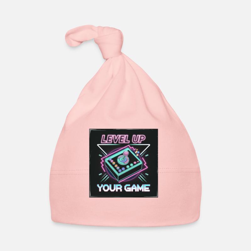 Retro - Baby Bio-Mütze - Rosa
