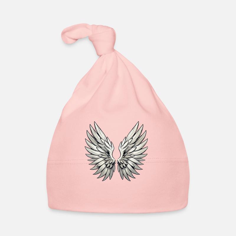 Ailes d’ange Ailes Anges - Bonnet bio Bébé - rose