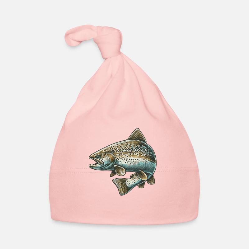 Lachs Baby Bio-Mütze