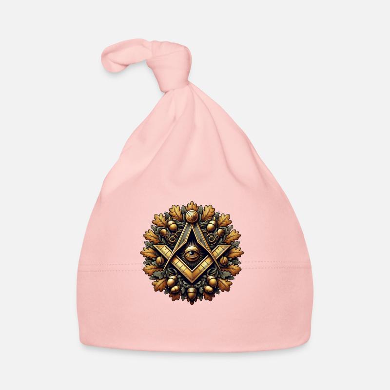 Freimaurer Logo Baby Bio-Mütze